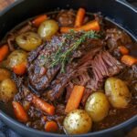 Sunday Comfort Pot RoastA hearty pot roast recipe that will melt in your mouth and warm your sou